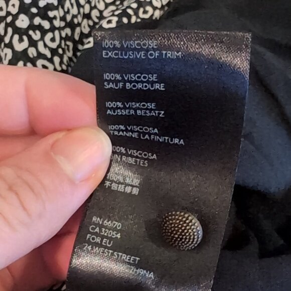 Maeve Anthropologie Carolyn Dress Leopard Print Wrap Fall Spring Size Medium - Picture 16 of 16